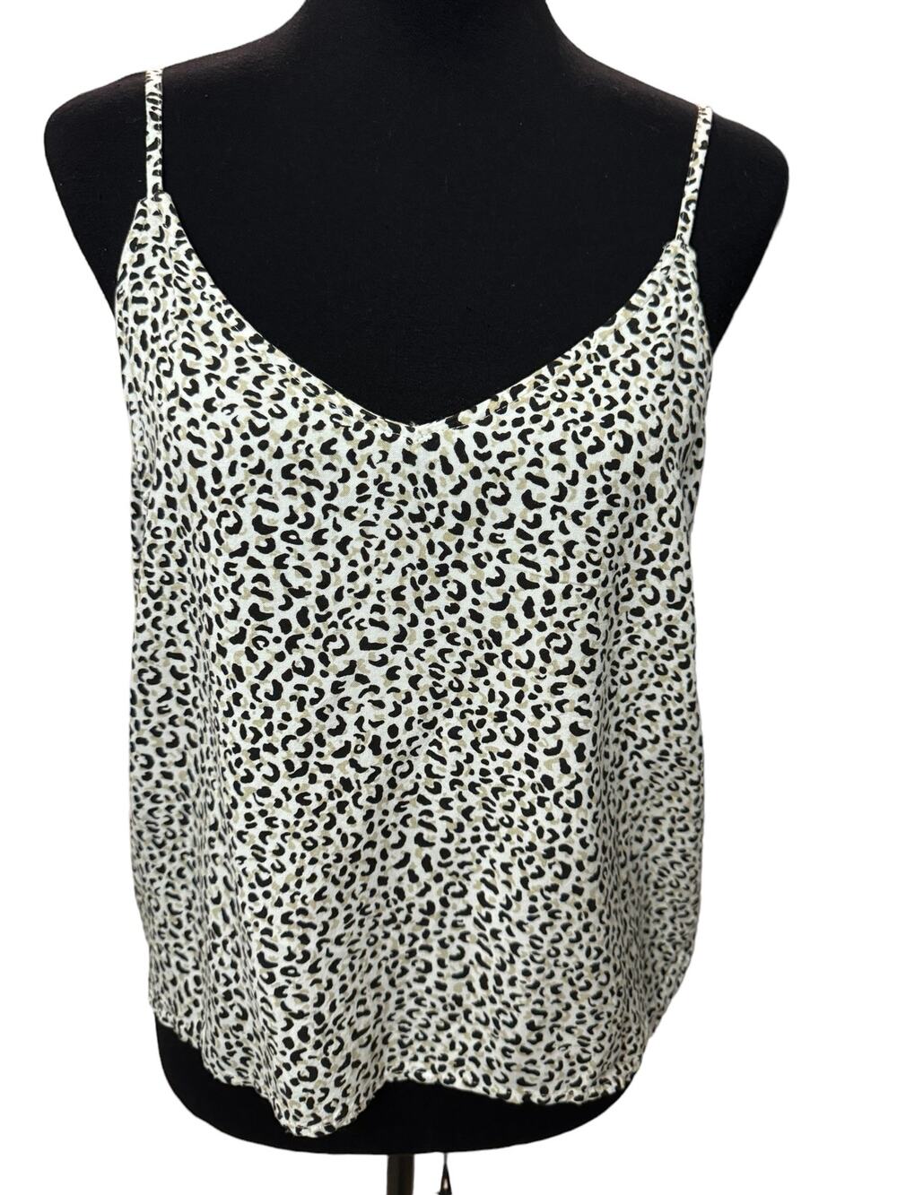 New ~ TOPSHOP ~ 100% Viscose Animal Print Camisole Size 4-6
